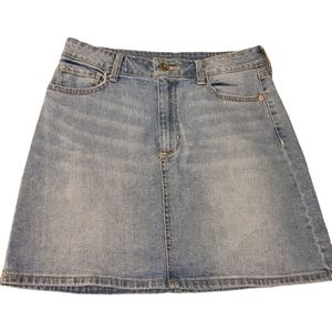 Arizona Jean Co Classic Light Denim Jean Skirt - Size 7